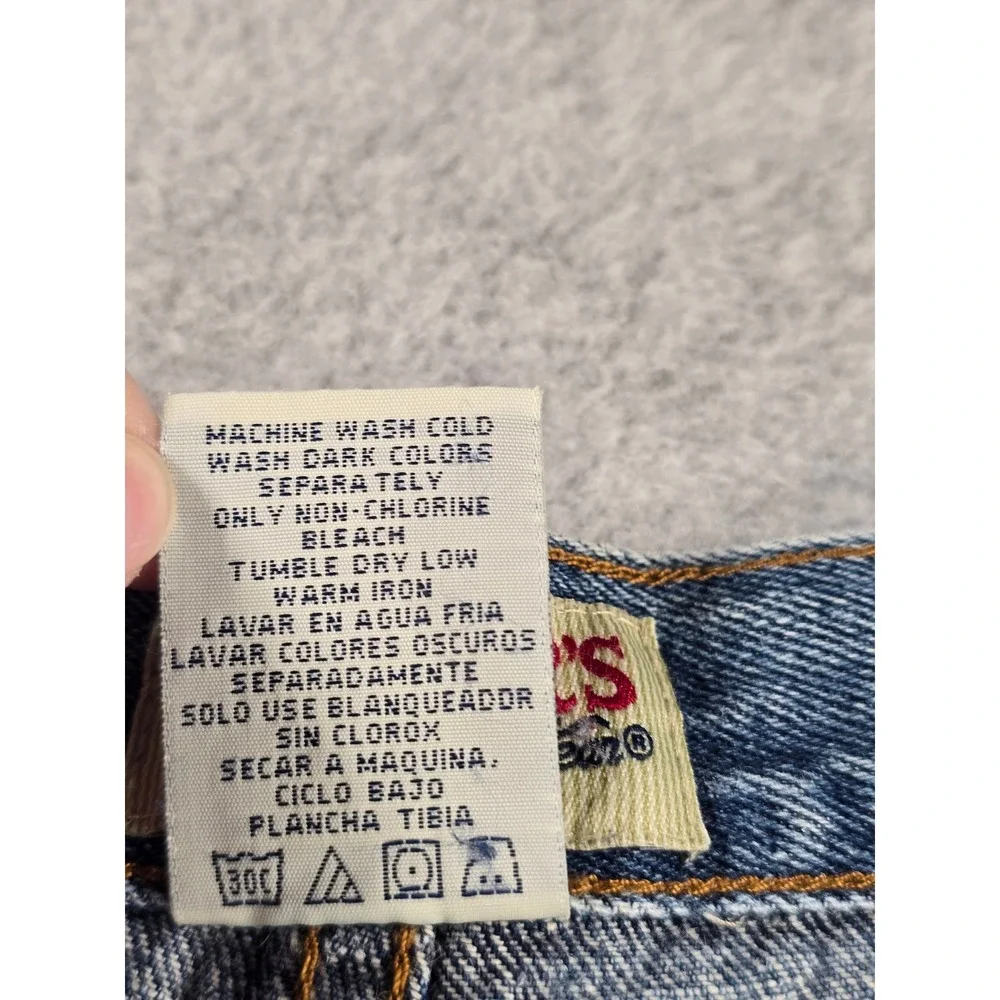 Vintage 90s‎ Carters Kids Size 10 Carpenter Jeans 24x25 Denim Wide Leg Baggy Y2K